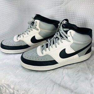 Nike Court Vision Mid Next Nature- "Light Smoke Grey/Black-Sail" Size 12